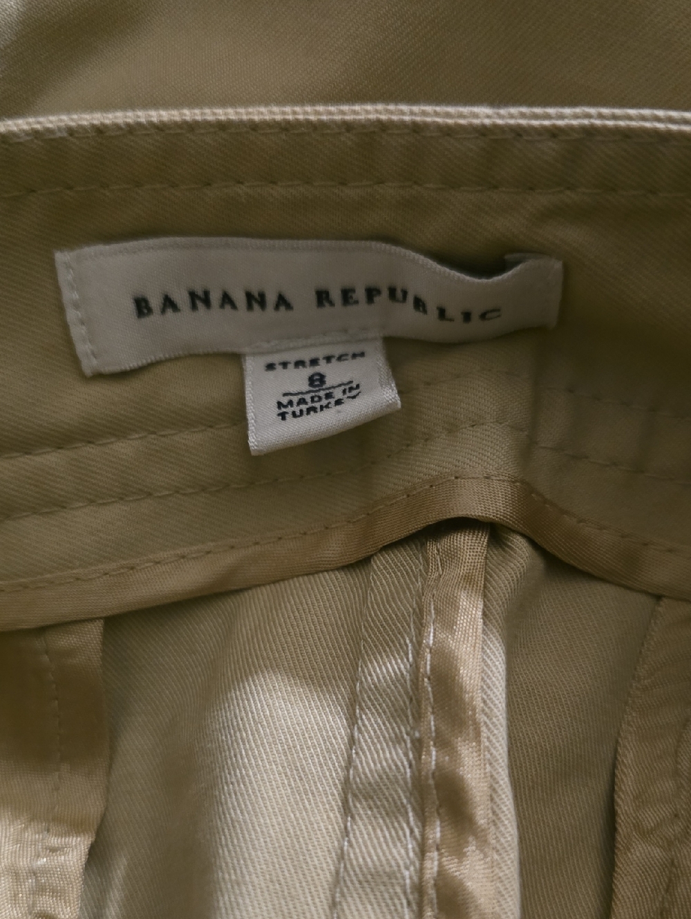 Banana Republic Button-Front Pencil Skirt in Khaki - Picture 6 of 7
